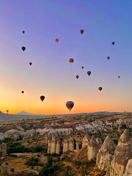 Cappadocia, T&uuml;rkiye
Hot air balloon, sunrise 