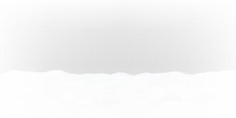 Snow Covered Hills with Subtle Winter Atmosphere © Dimariyss