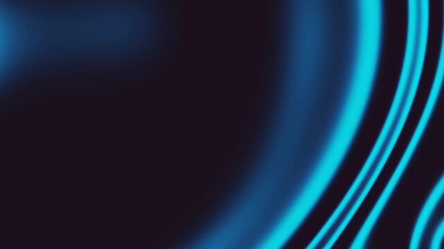 Abstract Blue Flowing Light Waves Motion Background