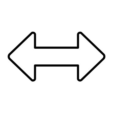 Double arrow icon, black glyph vector symbol for web and app interface design