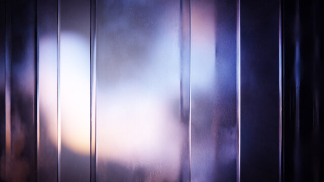 Layered vertical glass reflections creating an abstract background.
