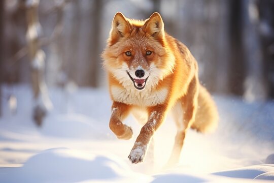 Animal wildlife running mammal.