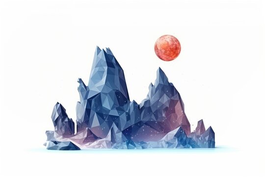 Astronomy nature moon art.