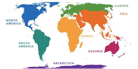 Equal Earth Equal-Area World Map Illustration © DESIGN BOX