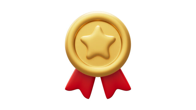 award medal gold golden star emblem