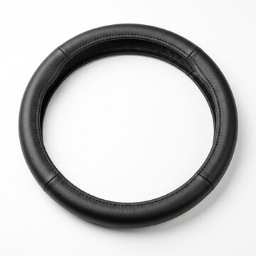 Camera Lens Isolated on White Background, Round Metal Optical Lens with Golden and Silver Ring for Photography, Vintage Camera Equipment and Professional Photo Design