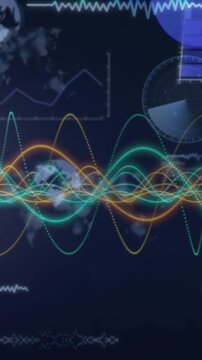 Animation of data processing over diverse male soccer of word