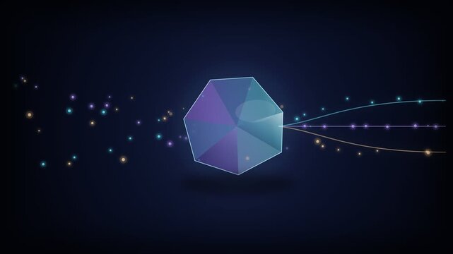 abstract blue background with stars