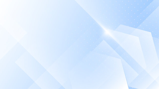 Abstract white geometric shape technology digital hi tech concept background. Space for your text