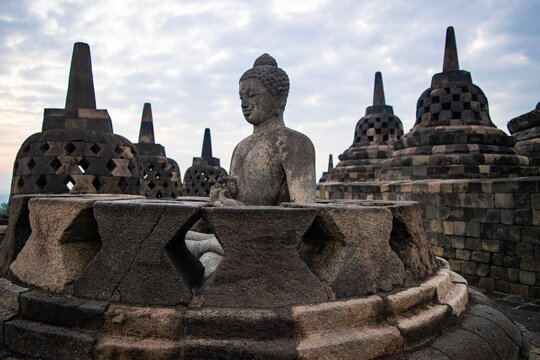Borobudur Temple, Central Java, Indonesia
