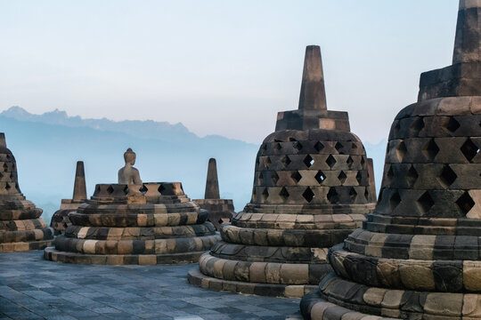 Borobudur Temple, Central Java, Indonesia