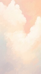 Fototapeta premium Cute alpaca wallpaper outdoors nature cloud.