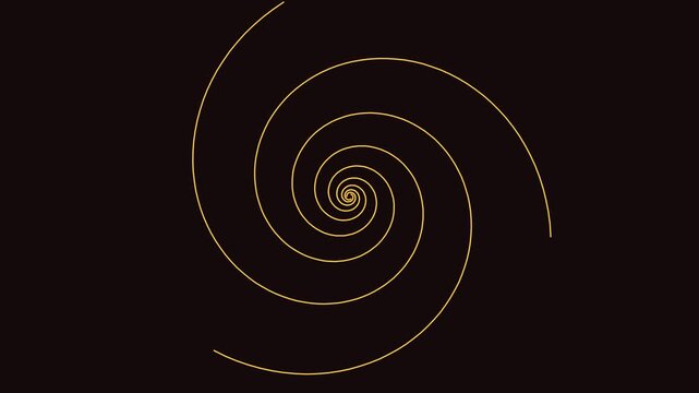 Golden Ratio Fibonacci Spiral Sacred Mathematics 4K Motion Background