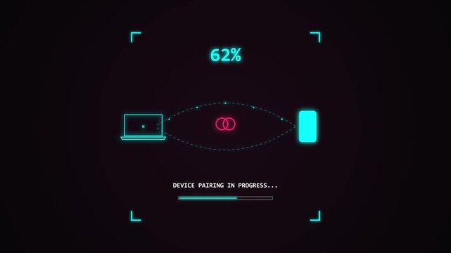 Secure Connection Laptop to Smartphone Neon