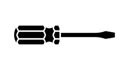 Fototapeta premium Flat Head Screwdriver Icon