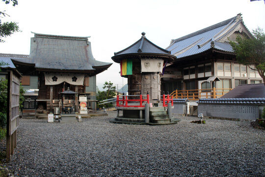 Daishido Hall and Octagonal Structure at Iwamotoji Temple 37 on Shikoku Henro Kochi 2026