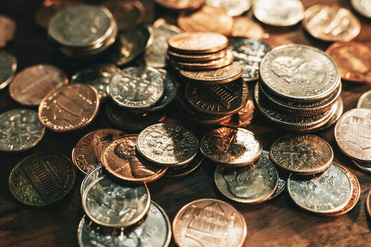 Heap of coins