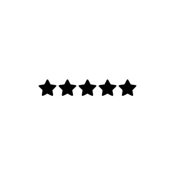 Star rating icon. Solid black glyph of a star for rating favorite and review interface.