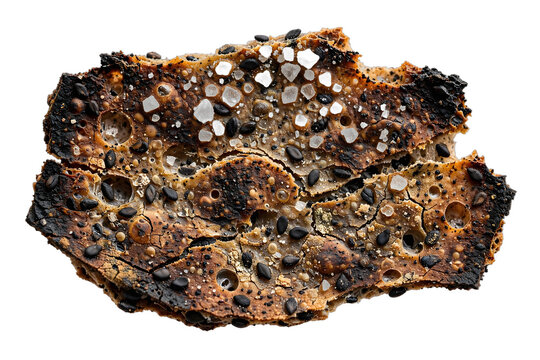 Crispy Snack Close-Up Side View