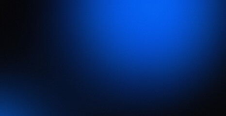 Abstract dark blue gradient background with smooth light transition and grainy texture © Pixelora