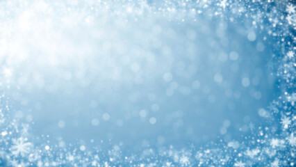 Christmas background with snowflakes. Winter sky © Mariusz Blach