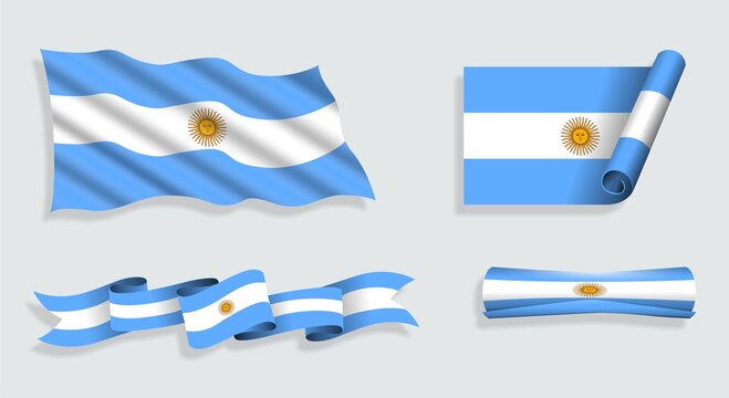 waving flag of argentina