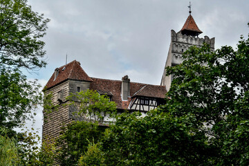 old Bran castle in  the Rucar-Bran Pass Romania  © Darius