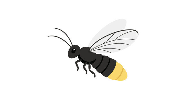 Firefly Flat Vector Illustration