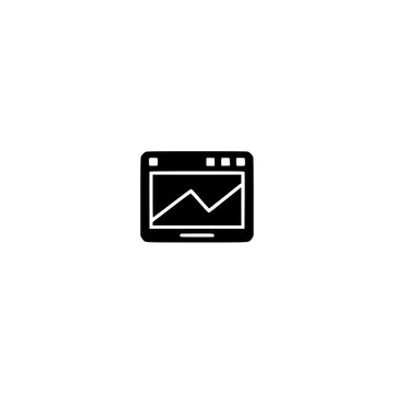 Blog icon. Solid black glyph of a blog page for content marketing and writing.