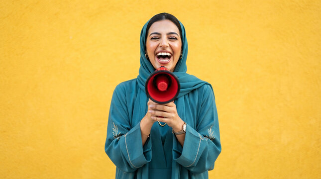 Authentic kuwaiti arab character in traditional attire actively a woman holding a red fr fr