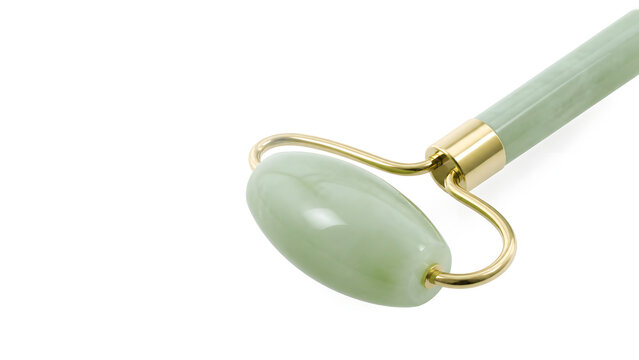 Jade Facial Roller for Skincare and Anti-Aging Massage