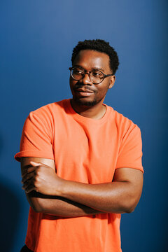 Black male studio portrait