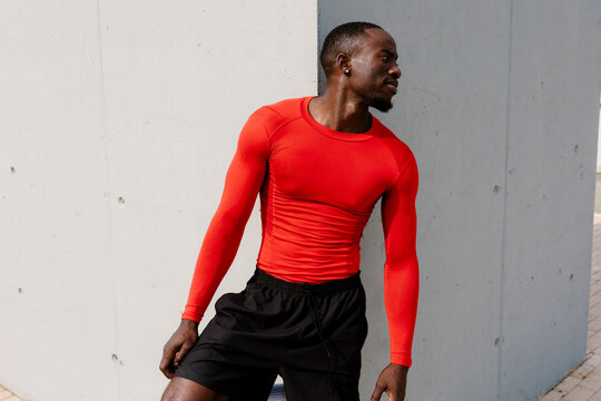 Inspiring portrait highlighting strength, focus, and athletic energy