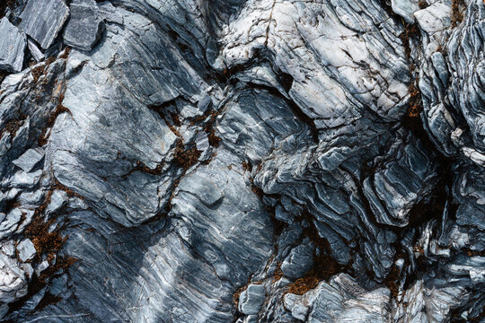Layered Grey Stone Detail