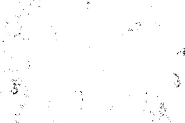 Obraz premium Weathered Black Paint Splash on White