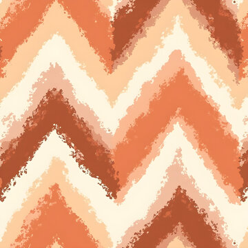 Chevron Pattern Abstract Painted Zigzag Background