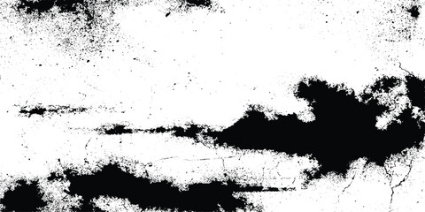Fototapeta premium Abstract black and white distressed grunge texture background