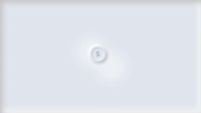 Rotating Coins 3D Motion Background