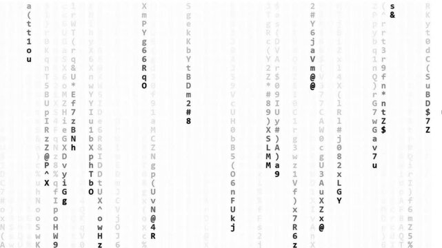 White Matrix Digital Motion Background 