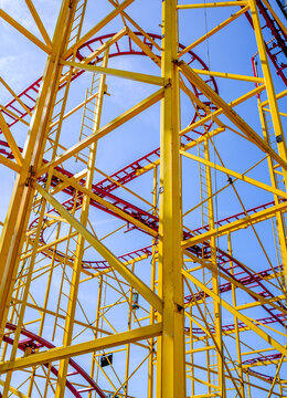 typical tracks of a rollercoaster