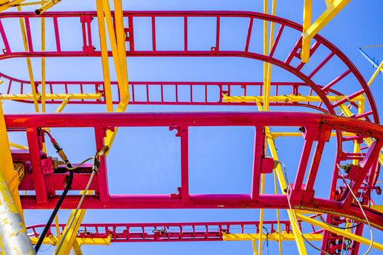 typical tracks of a rollercoaster