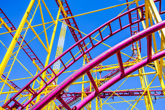 typical tracks of a rollercoaster