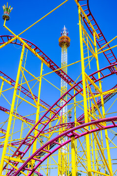 typical tracks of a rollercoaster
