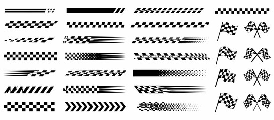 Racing Stripe Banner Vector Collection © alinalm