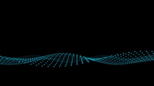 abstract blue wave background