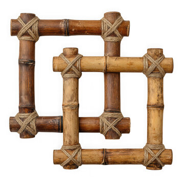 3d wooden abstract geometric grid structure
