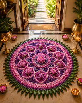 pookalam  onam