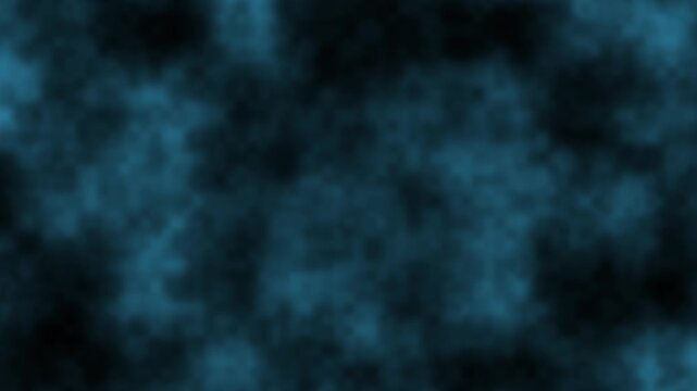 Abstract teal and dark blue background with soft cloudy texture and blurred depth for technology overlay or looping design
