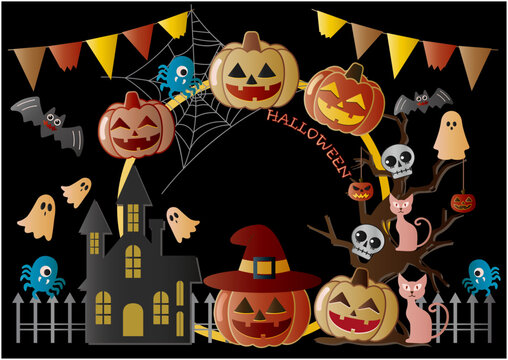 ハロウィン■ポストカード
