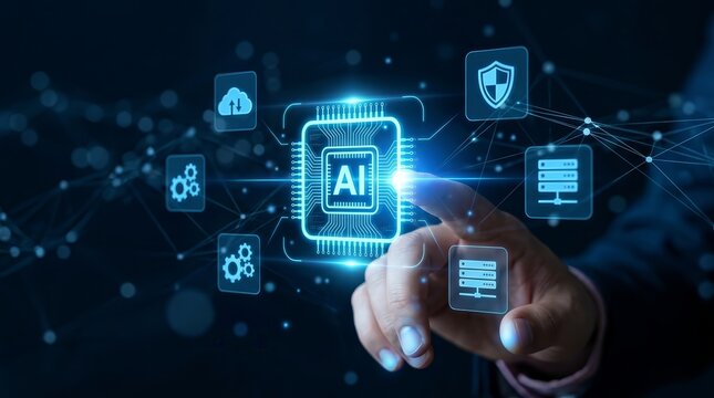 Business technology adoption and digital transformation strategy using artificial intelligence innovation.